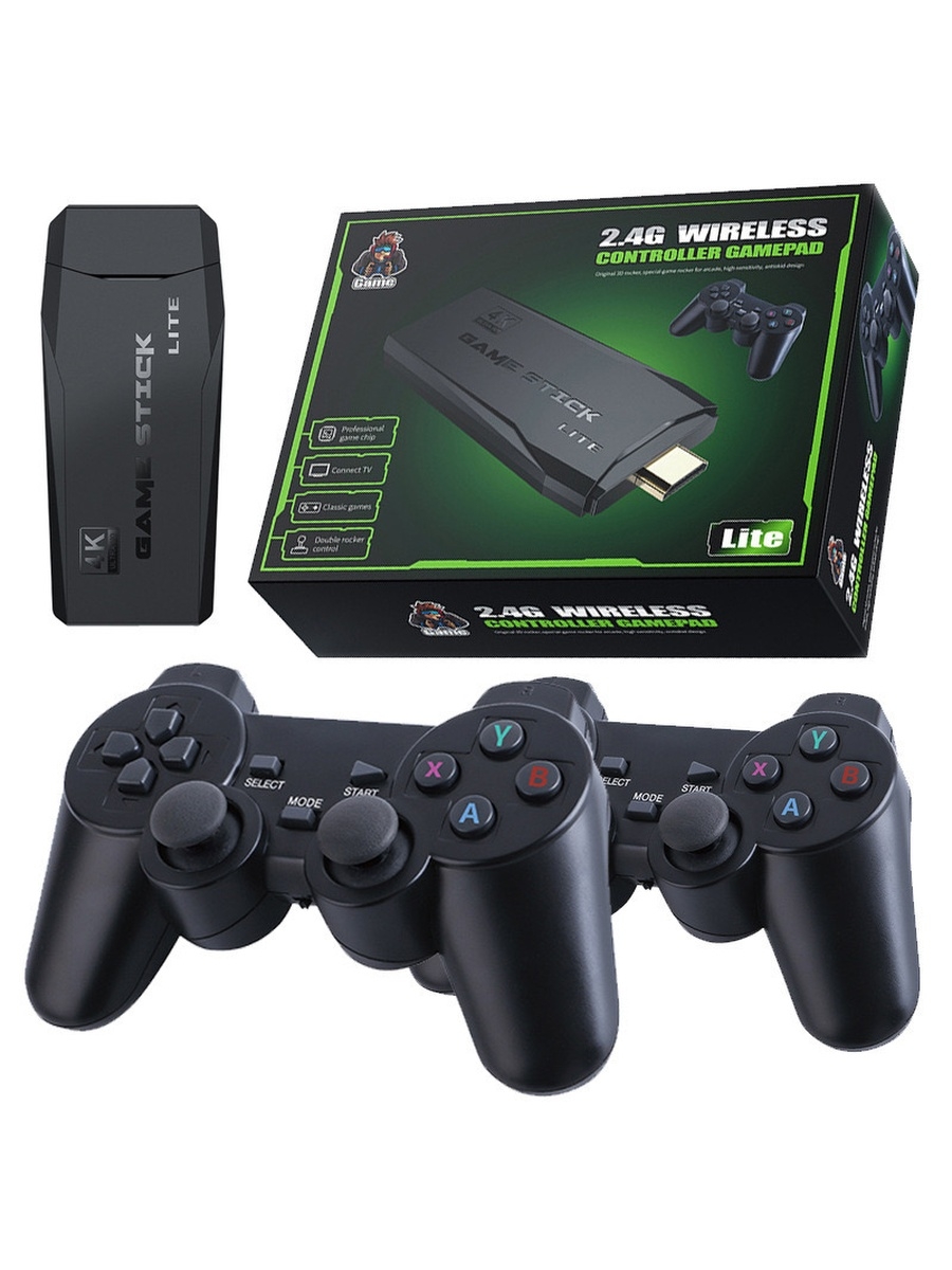 Игровая приставка ретро Game Stick 4K Ultra 64gb