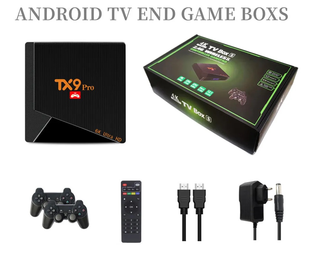 Игровая приставка TX 9 PRO GAME BOX + ANDROID TV